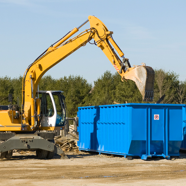 what size residential dumpster rentals are available in Bat Cave North Carolina